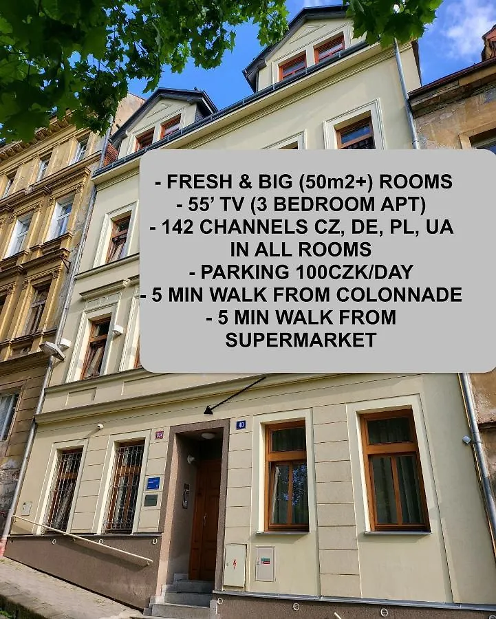 Excellent Apartments In Spa City Center 5 Min Walk From The Colonnade Karlovy Vary 0*,  Czech Republic